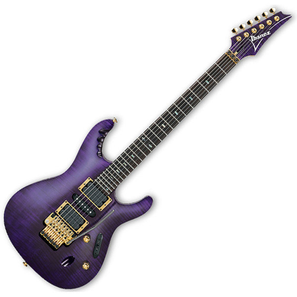 DISC Ibanez EGEN18 Herman Li Signature Electric Guitar, Trans Violet