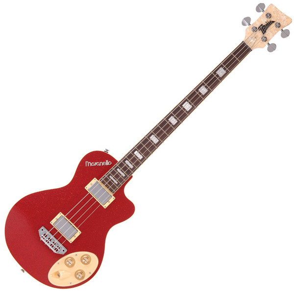 DISC Italia Maranello Classic Bass Guitar, Red