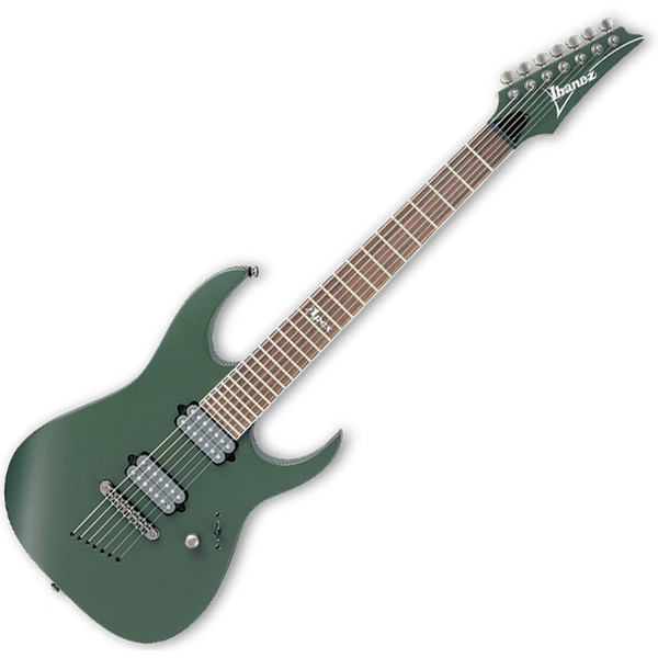 Ibanez APEX2 Korn 7-String Electric Guitar, Green Shadow Flat