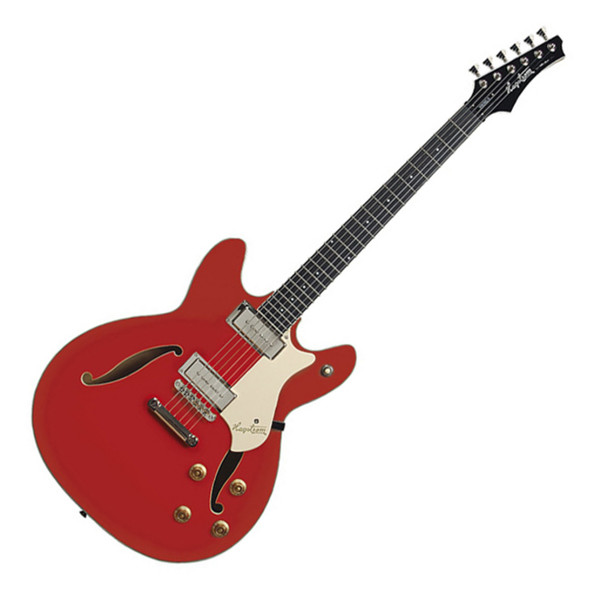 Hagstrom Viking IIP Electric Guitar, Cream Red