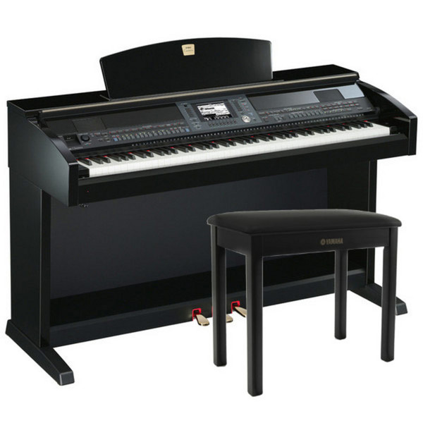 Yamaha Clavinova CVP-503, Polished Ebony Includes Matching Bench