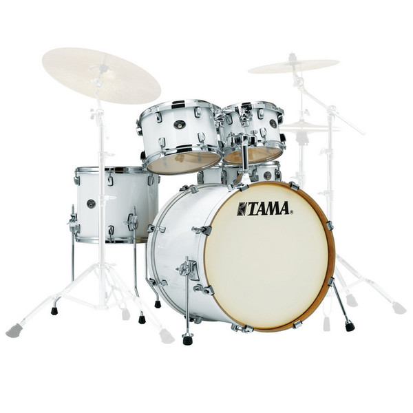 Tama Silverstar Custom VP52KRS Shell Kit, Piano White