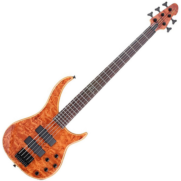 Peavey Cirrus BXP 5 String Bass Guitar, Bubinga Top, Natural