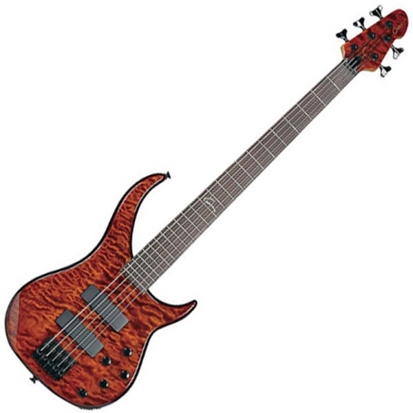 Peavey Cirrus 5 BXP 5-String Bass Guitar, Quilt Top, Tiger Eye