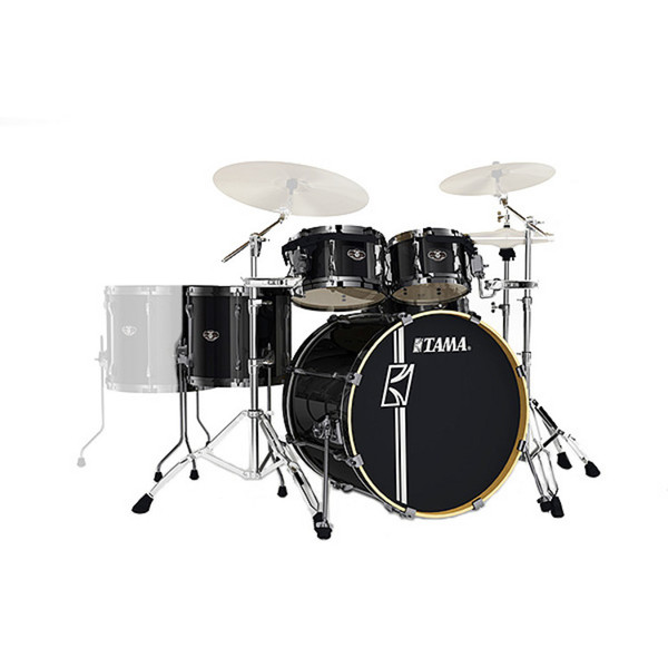 Tama Superstar Hyper-Drive Drum Shell Kit, Black, Including Hardware