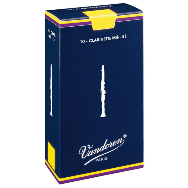 Vandoren Traditional Eb Soprano Clarinet Reed, 1.5 (10 Pack)