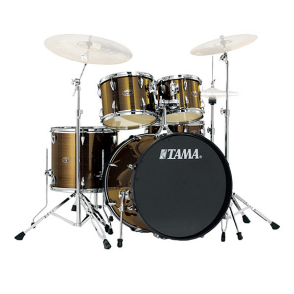 Tama Imperialstar 22" Rock Drum Kit, Hairline Gold