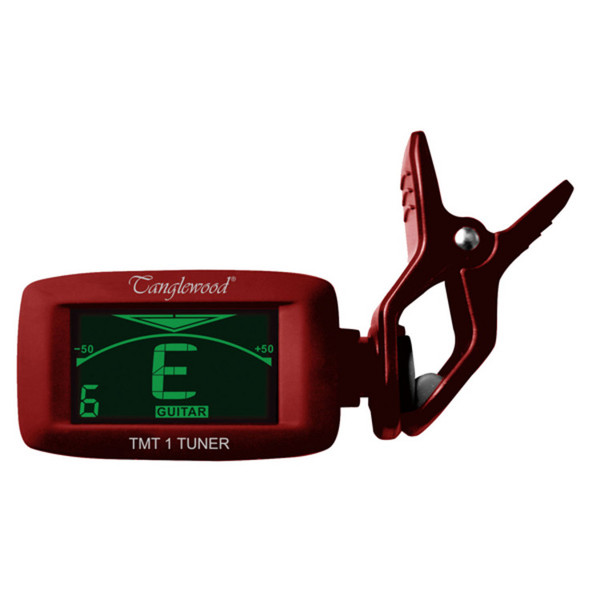 Tanglewood Multi-Tune Clip On Tuner for Stringed Instruments, Red