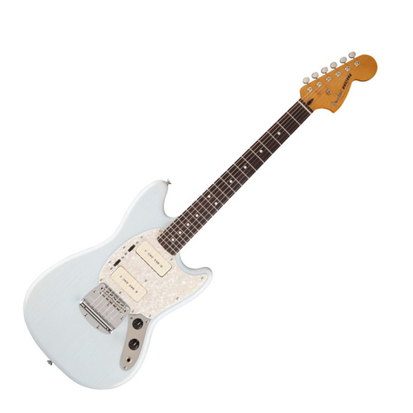 Fender Modern Player Mustang Electric Guitar, Daphne Blue