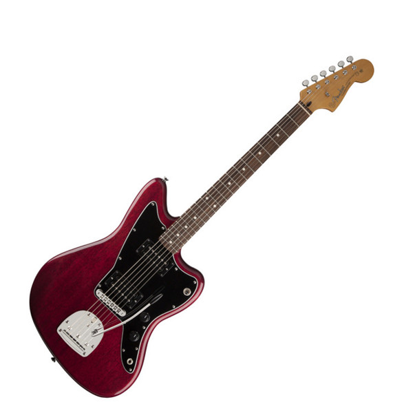 Fender Modern Player Jazzmaster HH Guitar, Crimson Red Transparent