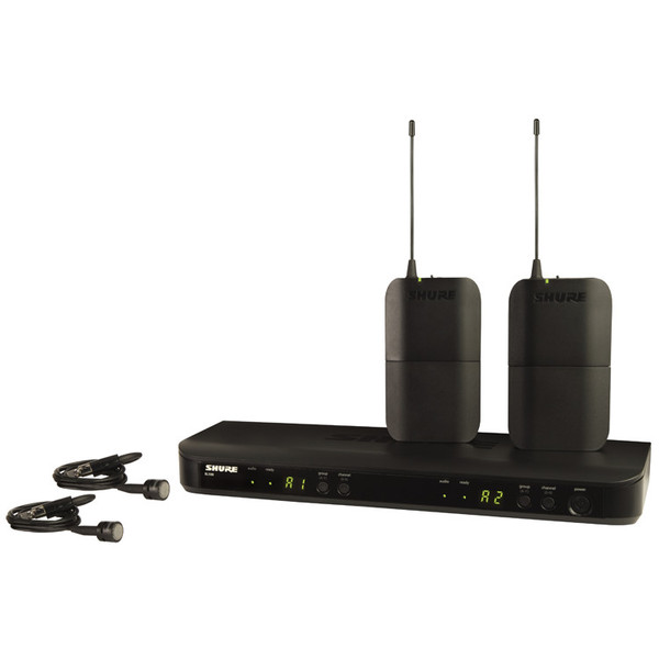 Shure BLX188UK/PG85 Dual Lavalier Wireless Microphone System