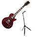 Gibson Les Paul Future Tribute Min-ETune, Wine Red with FREE Stand
