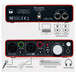 Focusrite Scarlett 2i2 USB Audio Interface Setup Diagram
