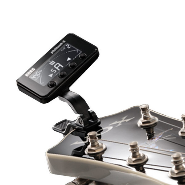 KORG PitchHawk-G Guitar and Bass Tuner, Black