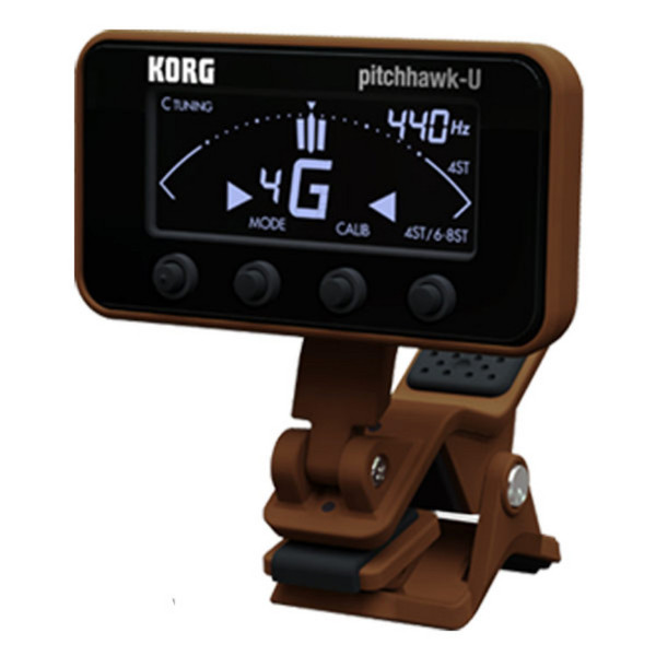 KORG PitchHawk-U Ukulele Tuner, Brown