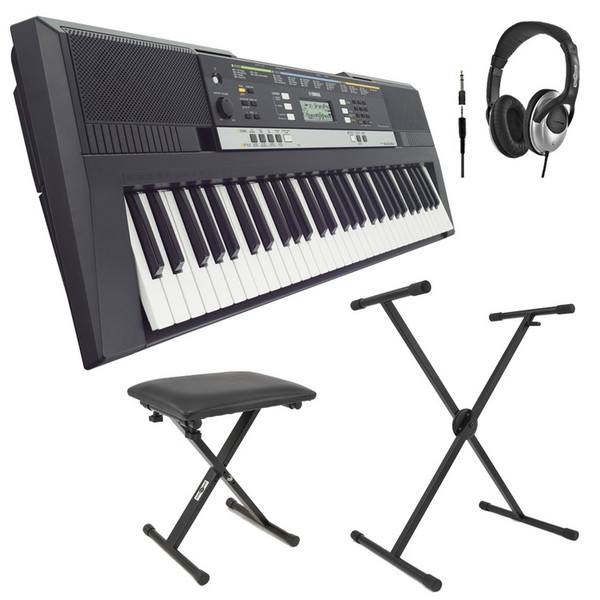 Yamaha PSR-E 243 Portable Keyboard with Stand, Bench and Headphones