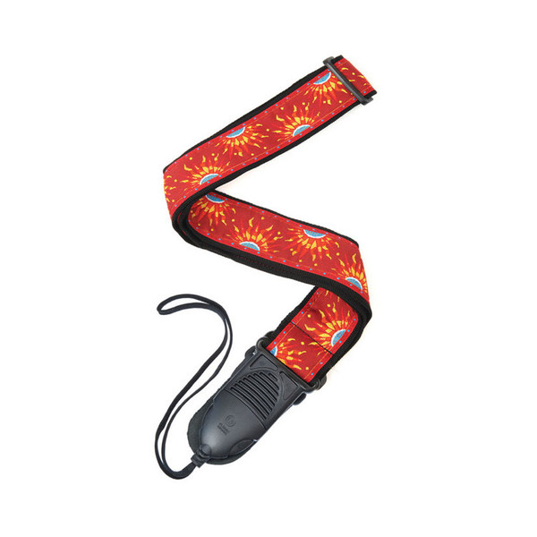 planet waves guitar strap sun quick release