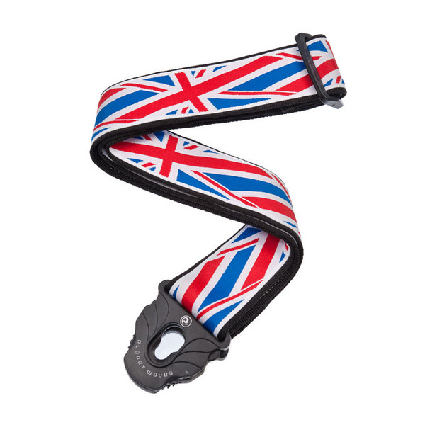 D'Addario Planet Lock Guitar Strap, Union Jack