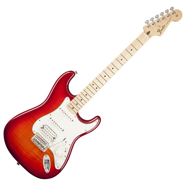 Fender Standard Stratocaster HSS Plus Top MN, Aged Cherry Burst