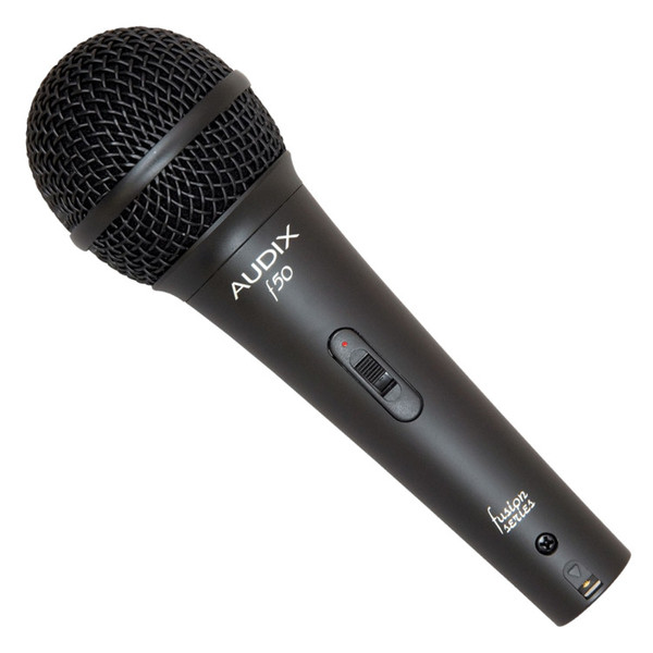 Audix OM2/S Dynamic Vocal Mic with Switch - Front Angled