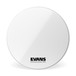 Evans MX1 White Marching Bass Drum Head, 16 Inch