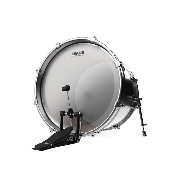 Evans EQ3 Clear Bass Drum Head, 20 Inch