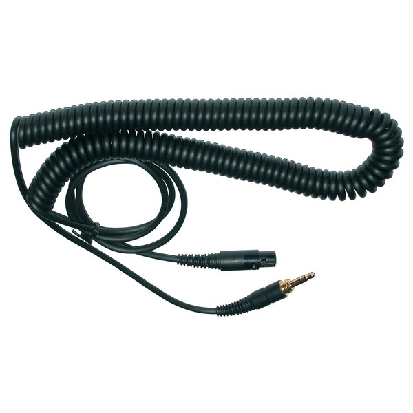 AKG EK500 S Coiled Headphone Cable, 5m, 3.5mm Jack Plug To Mini XLR