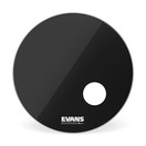 Evans EQ3 Resonant Black Bass Drum Head, 20"