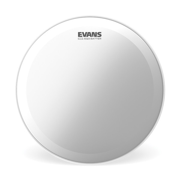 Evans EQ3 Frosted Bass Drum Head, 22 inch