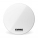 Evans MS1 White Marching Bass Drum Head, 22 Inch