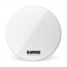 Evans MS1 White Marching Bass Drum Head, 24 Inch