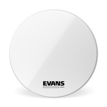 Evans MX1 White Marching Bass Drum Head, 24