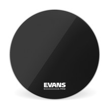 Evans MX2 Black Marching Bass Drum Head, 24