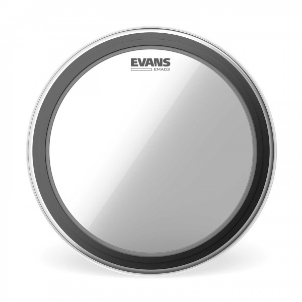 Evans EMAD2 Clear Bass Drum Head, 26 Inch