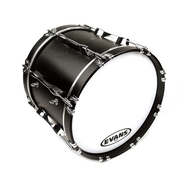Evans MS1 White Marching Bass Drum Head, 30 Inch
