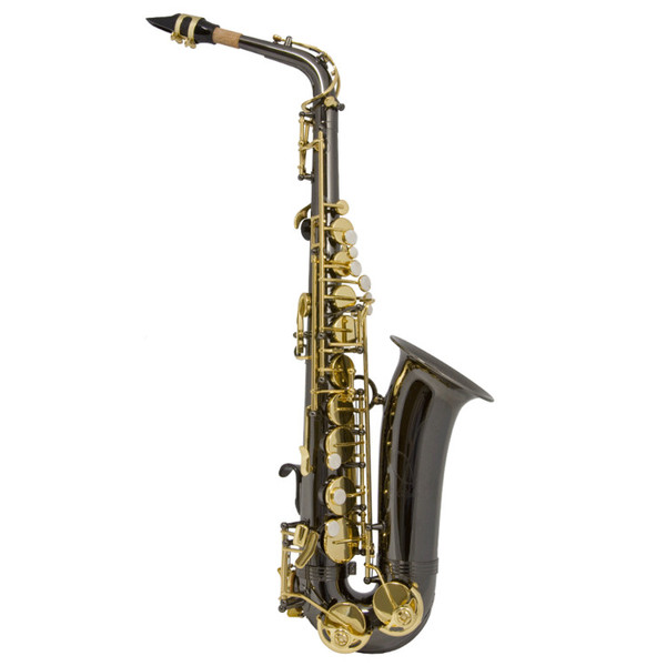 Trevor James Alphasax with BG Harness - Black, Gold Lacquered Keys