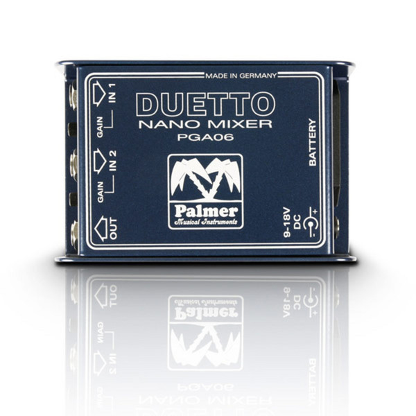 Palmer DUETTO Nano Mixer for Guitars & Line Signals