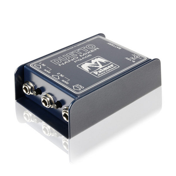 Palmer DUETTO Nano Mixer for Guitars & Line Signals