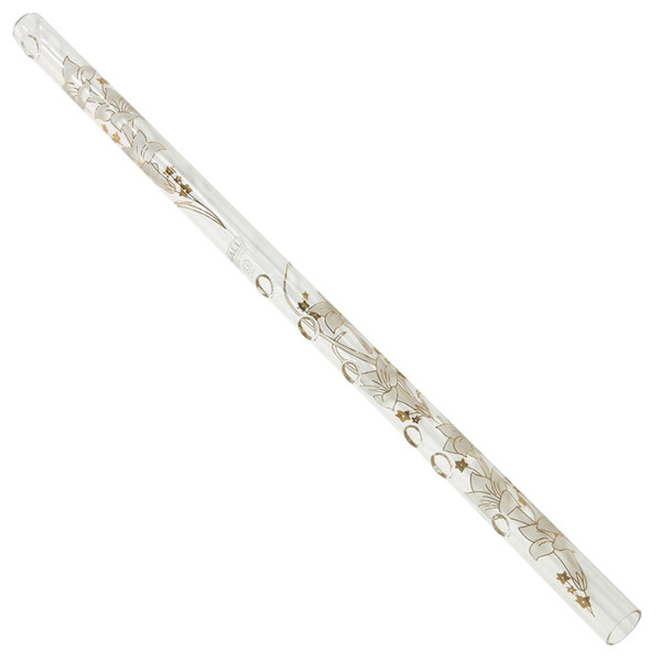 Hall Crystal Flute, Lily Pattern Design