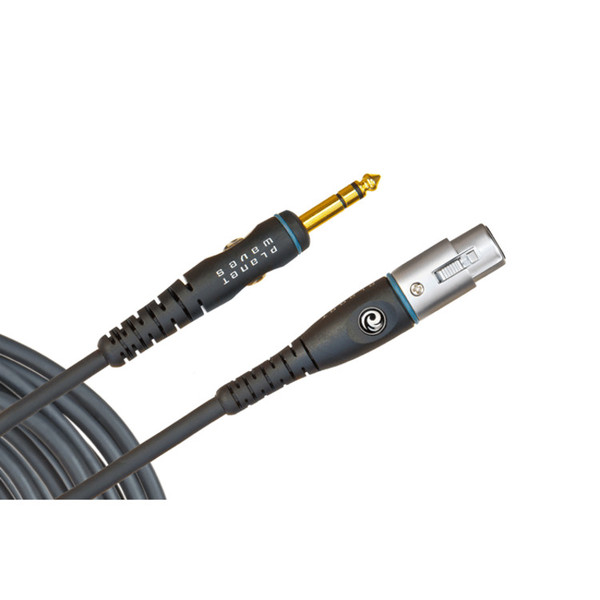 Planet Waves Custom Series Microphone Cable, XLR Female to 1/4 Inch, 10 feet