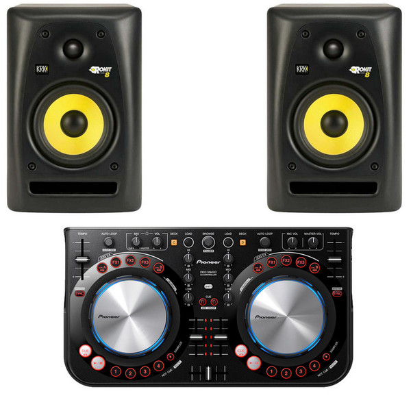 Pioneer DDJ-WeGo + KRK RP8 Bundle