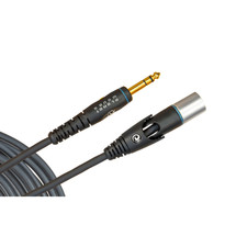 Planet Waves Custom Series Mic Cable, XLR Male - 1/4 Inch, 5 feet