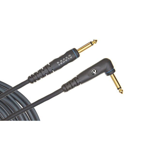 Planet Waves Custom Series Instrument Cable,  Right Angle, 10 feet