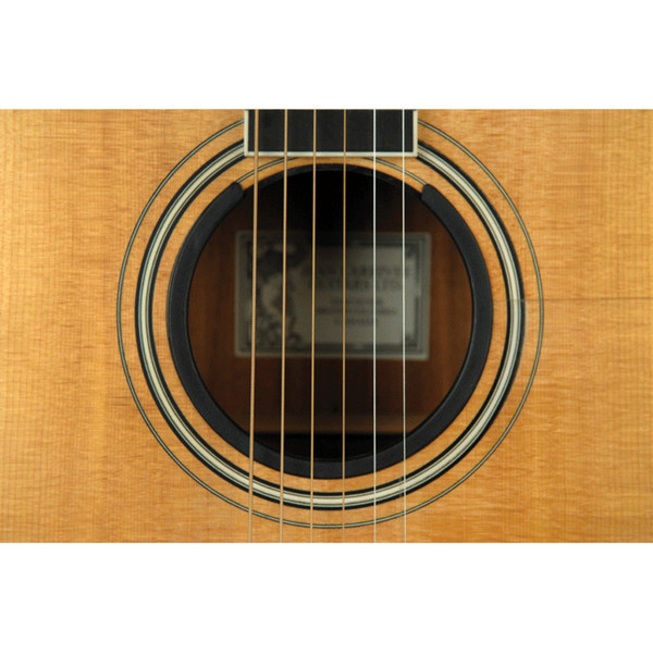 Planet Waves O-Port Sound Enhancement for Acoustic Guitar, Large, Black