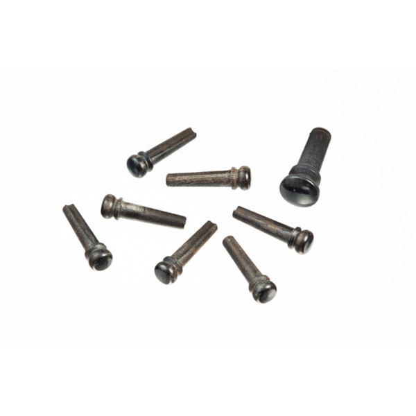 Planet Waves Ebony Bridge Pins with End Pin Set, Ebony