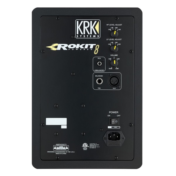 KRK Rokit RP8 G3 Active Monitor, Rear