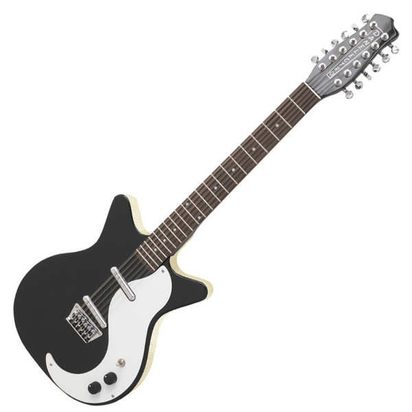 Danelectro DC59 12 String Guitar, Black