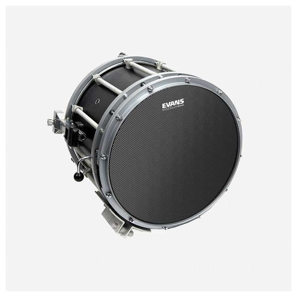 Evans Hybrid Grey Marching Snare Drum Head, 13 Inch