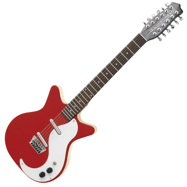 Danelectro DC59 12 String Guitar, Red 