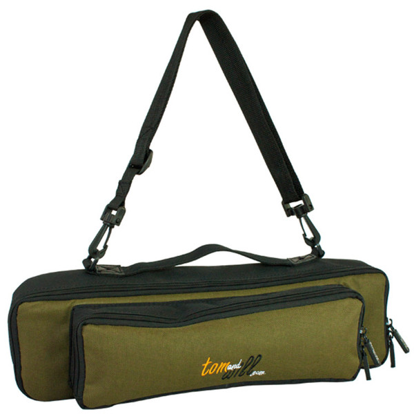 Tom and Will 33FPP-195 Flute/Piccolo Piggyback Case Cover Black/Olive